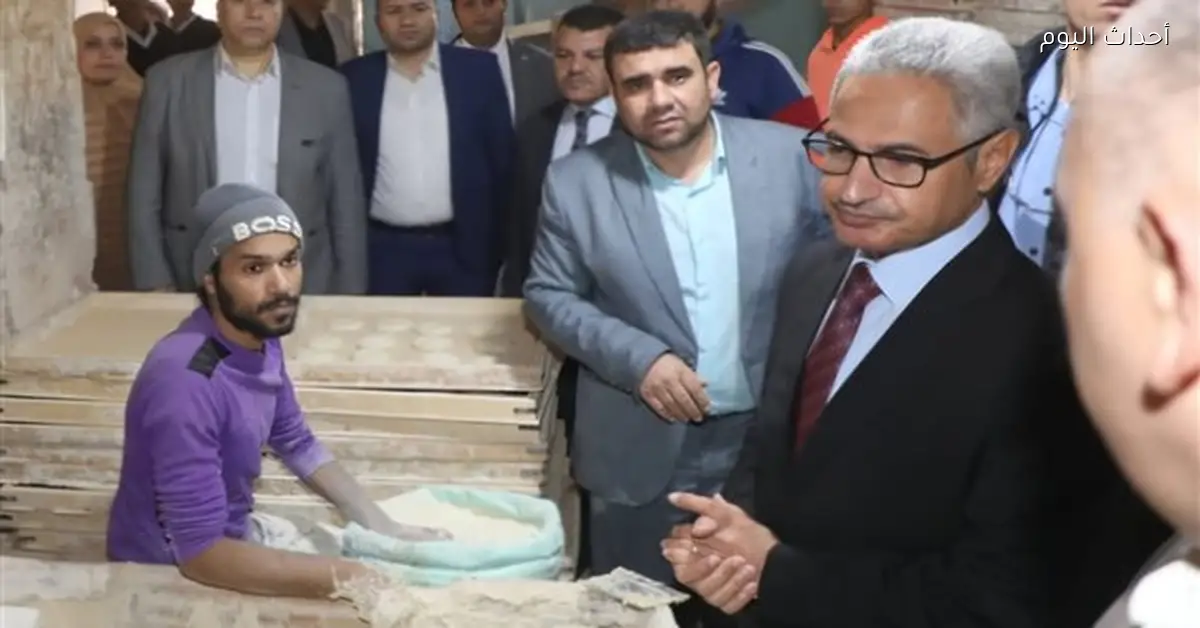 تحرير 196 مخالفة لمخابز و36 لبدالين ببني سويف