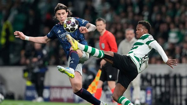 تعادل آرسنال وسبورتنج لشبونة في الشوط الثاني دون أهداف بدوري الأبطال