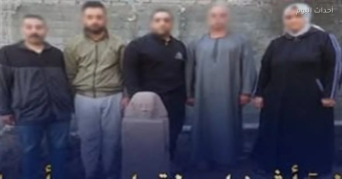ضبط 5 أشخاص بتهمة التنقيب عن الآثار في البدرشين