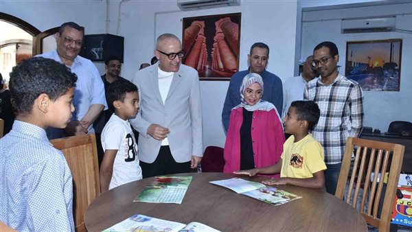 محافظ الأقصر يوجه بتوسعة مكتبة الكرنك قبل الصيف