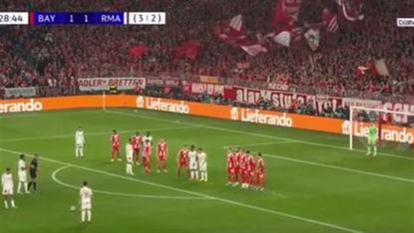 ملخص وأهداف الشوط الأول لمباراة بايرن ميونيخ وريال مدريد في دوري أبطال أوروبا