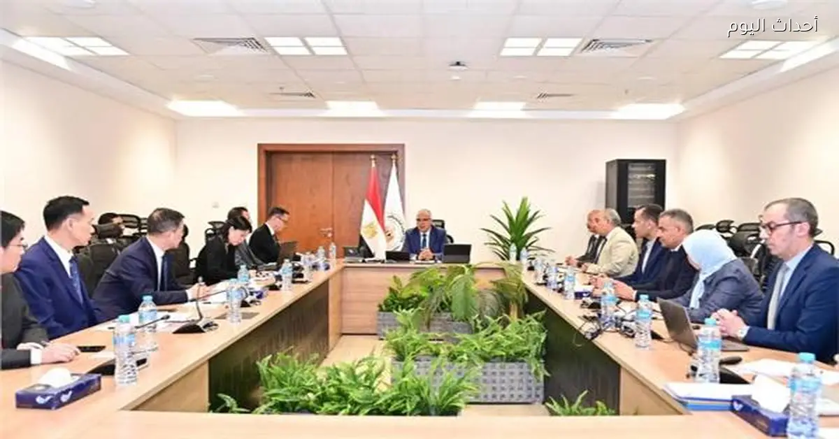 وزير الري: استمرار التعاون مع الصين في قطاع المياه