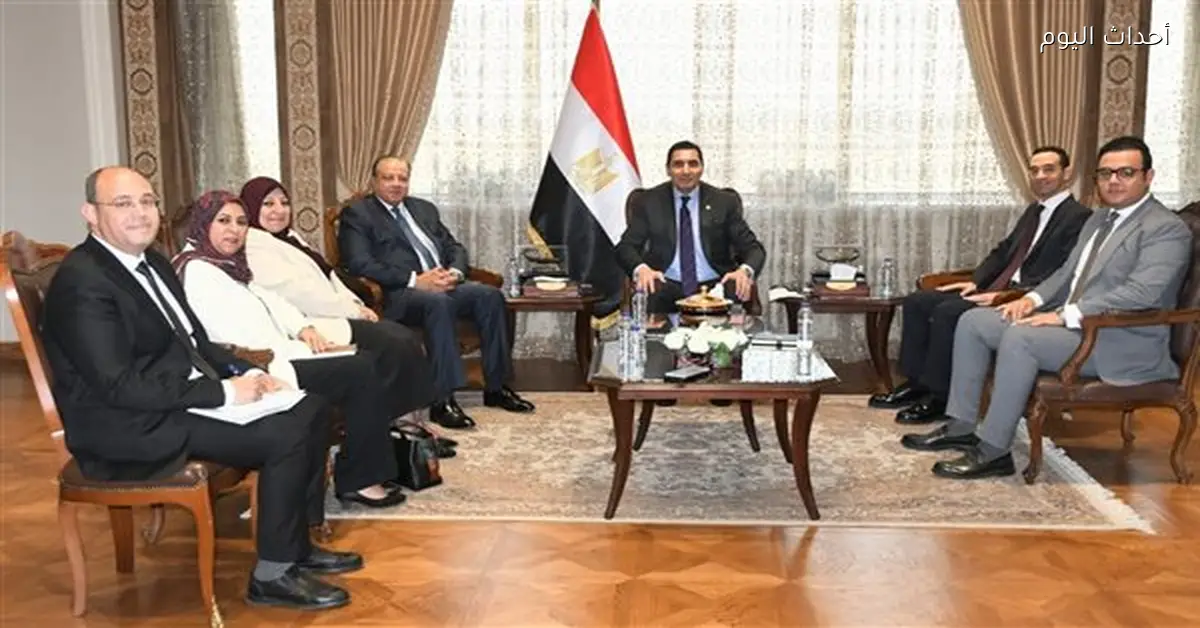 وزير الشباب والرياضة يلتقي رئيس الملكية الفكرية تحضيرا لليوم العالمي للرياضة