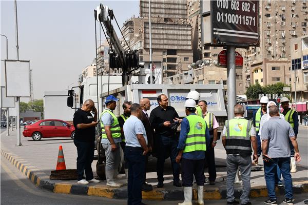 رئيس مياه الشرب بالجيزة يتفقد تنفيذ خطة تطهير شبكات الصرف الصحي في عدة مناطق