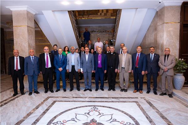 اجتماع رئيس الطائفة الإنجيلية مع محافظ سوهاج