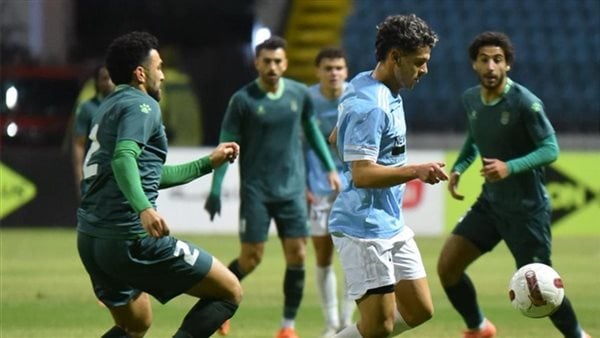 اختبار أحمد خطاب الأول مع غزل المحلة ضد الاتحاد السكندري في الدوري