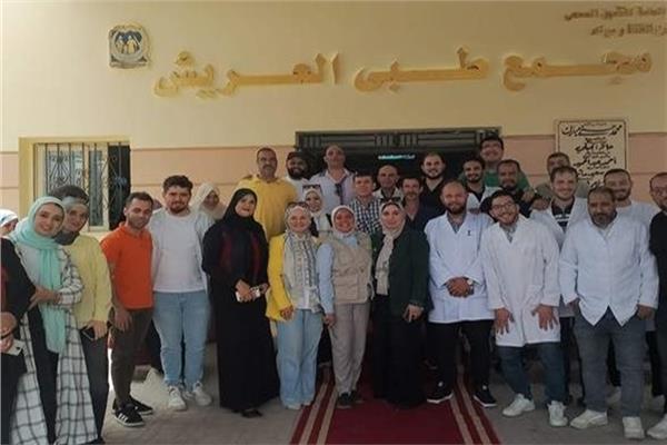 افتتاح كرفانات لمستشفى التأمين الصحي في العريش