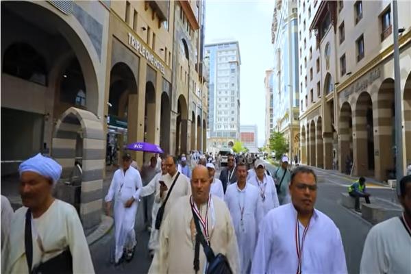 بعثة الحج المصرية تتابع رعاية الحجاج في المدينة المنورة
