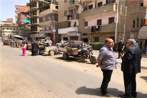 حملة إزالة الإشغالات في شوارع المنصورة بقيادة محافظ الدقهلية