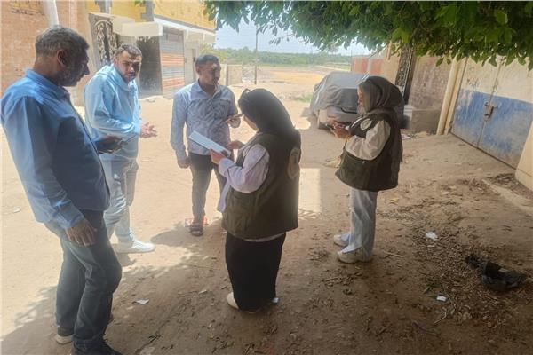 حملة توعية لمياه الشرب في عزبة السلام بالإسماعيلية