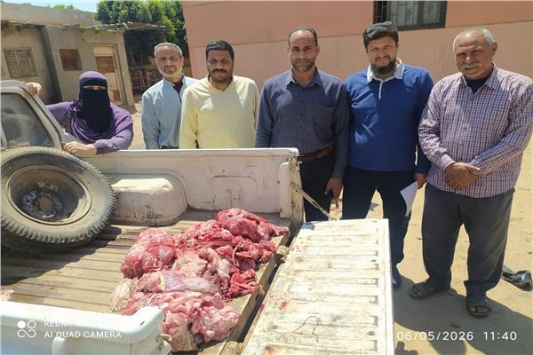 ضبط 2 طن من اللحوم والدواجن والأسماك الفاسدة في المنوفية