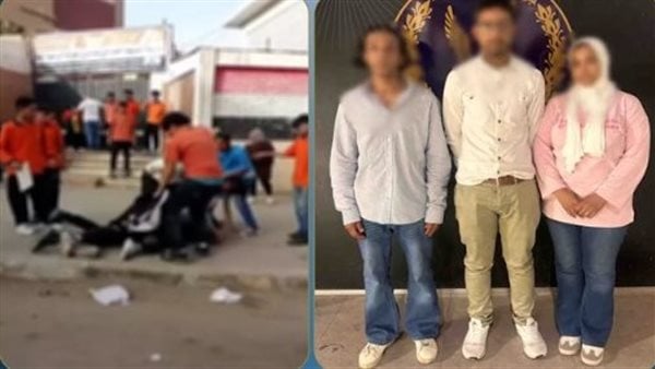 ضبط المتهمين بالتعدي على طالب أمام مدرسة في مصر الجديدة