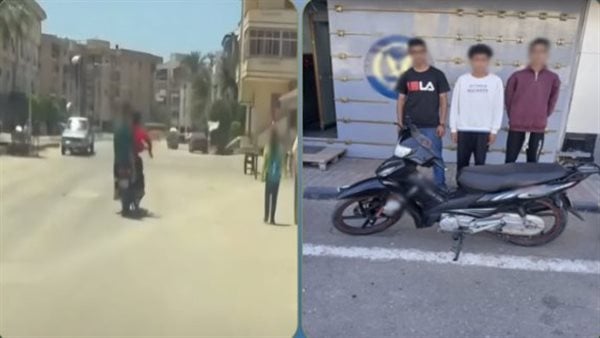 ضبط متهمين بإلقاء أكياس مياه على المارة في دمياط