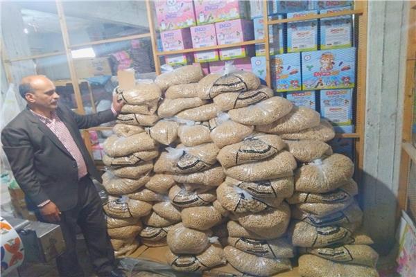 ضبط مصنع حلوى أطفال غير مرخص في كفر الزيات