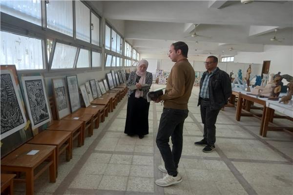 طلاب جامعة المنيا يحققون المراكز الأولى في مهرجان «إبداع 14» للفنون التشكيلية