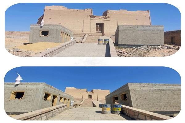 مباني خدمية جديدة بمعبد كلابشة تثير الجدل في المحافظة