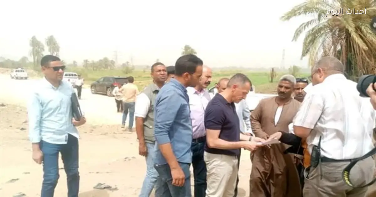 محافظ أسوان يوجه بمراجعة المبانى غير المخططة بإدفو