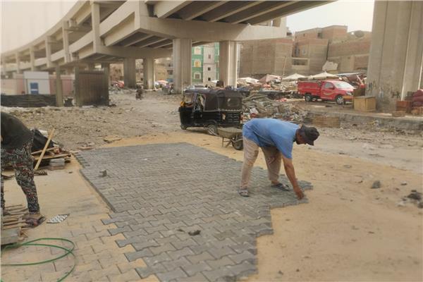 محافظ الجيزة يتابع رفع كفاءة طرق رئيسية في بولاق الدكرور