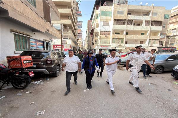 محافظ الدقهلية يتابع حملة إزالة الإشغالات بحي غرب المنصورة