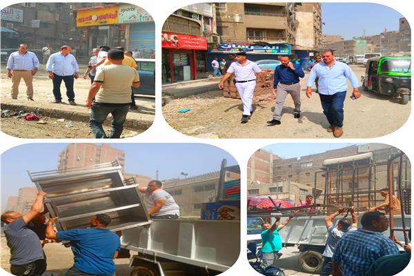 محافظة الجيزة تستعيد الانضباط في شارع ناهيا ومحيط مزلقان بولاق الدكرور