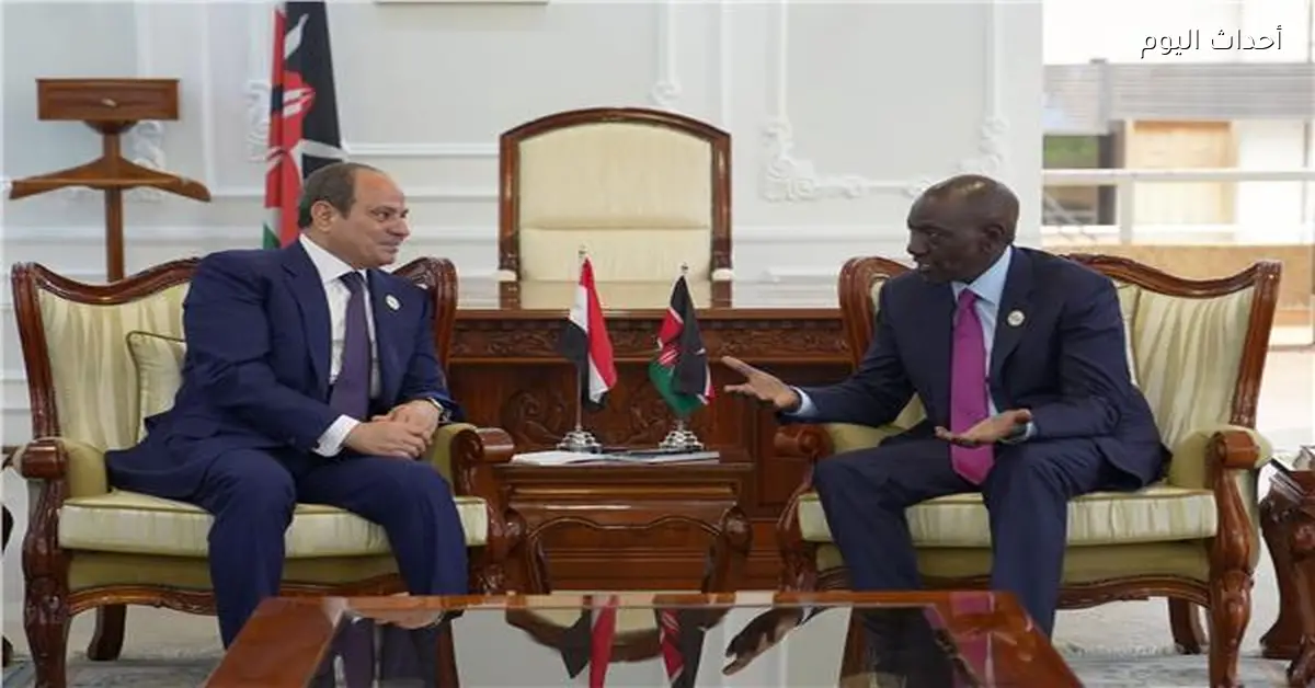 مصر تؤكد دعمها للتعاون مع كينيا ودول حوض النيل وفقًا لتصريحات الرئيس السيسي