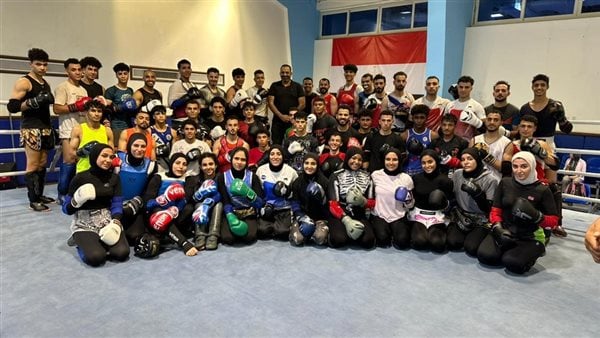 معسكر تدريبي للمنتخب الوطني في المركز الأولمبي استعدادًا لبطولة العالم للمواي تاي