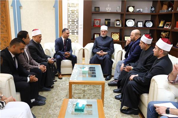 مفتي الجمهورية يستقبل وفد مبادرة «بصمة شباب مصر» من وزارة الشباب