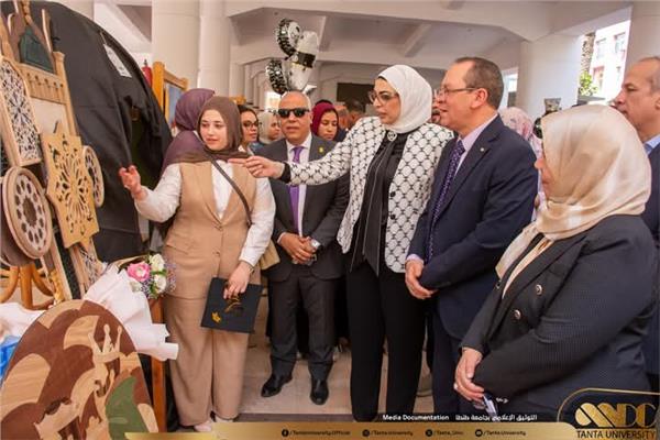 نائب رئيس جامعة طنطا يفتتح ملتقى التوظيف الرابع في كلية التربية النوعية
