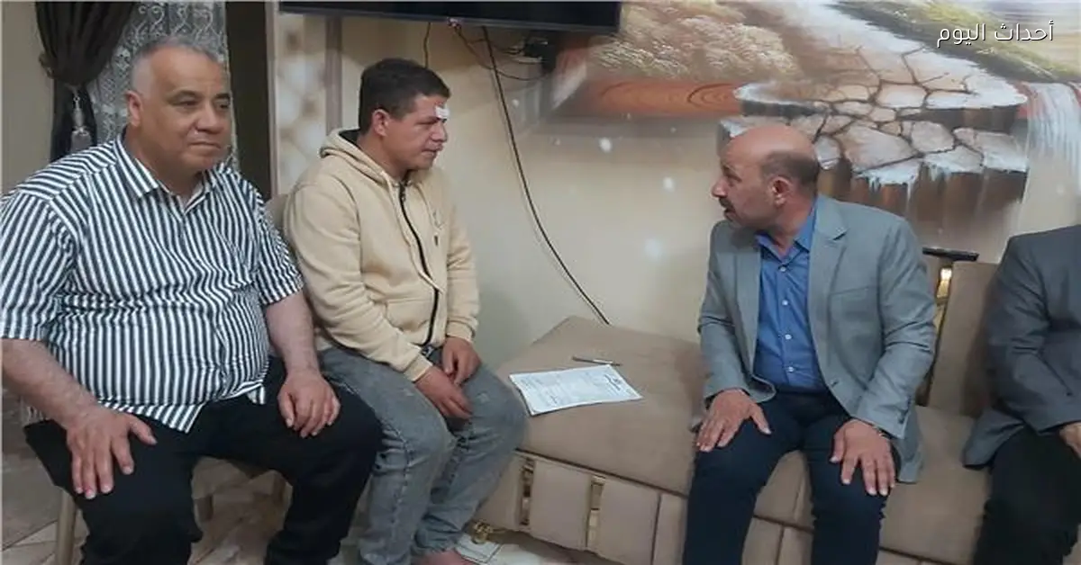 نقابة المعلمين تتفقد معلم أجا بعد الاعتداء عليه
