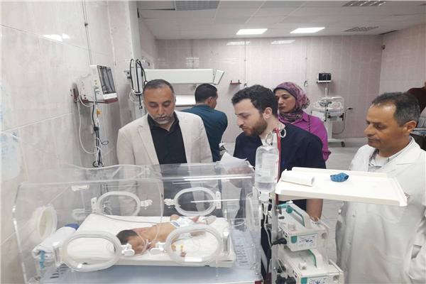 وكيل صحة شمال سيناء يزور مستشفى الشيخ زويد المركزي