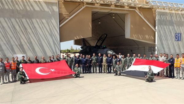 بدء التدريب الجوي المشترك بين مصر وتركيا