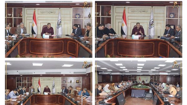 متابعة ملفات التصالح ومشروعات الاستثمار في بني سويف