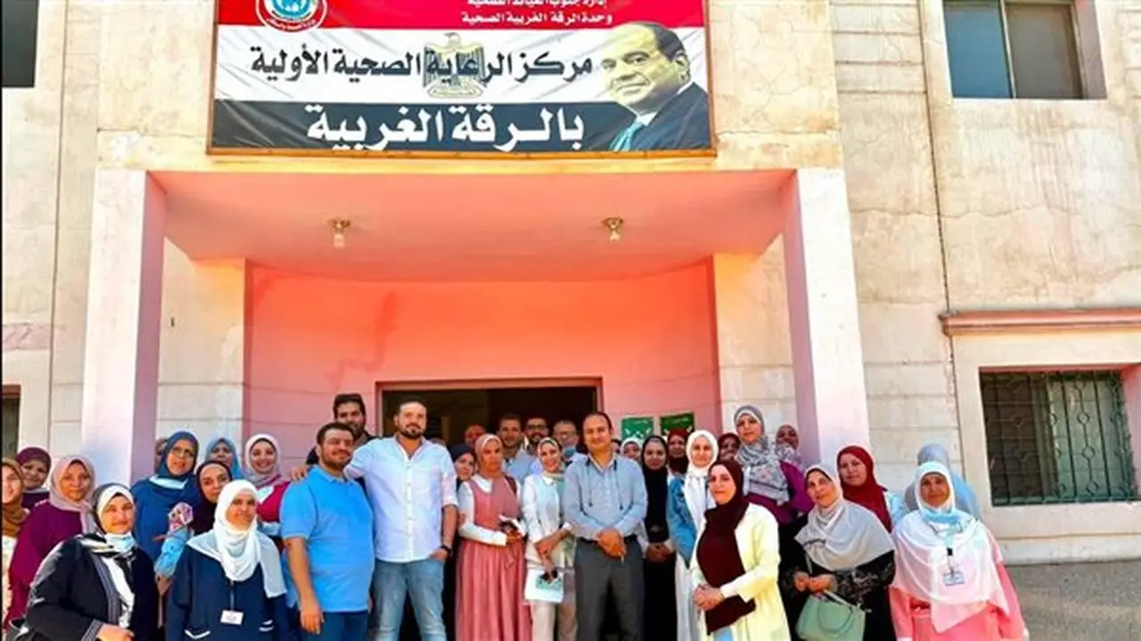استمرار أعمال المرور المركزي بقطاع الرعاية الأولية وتنمية الأسرة في إدارة جنوب العياط الصحية