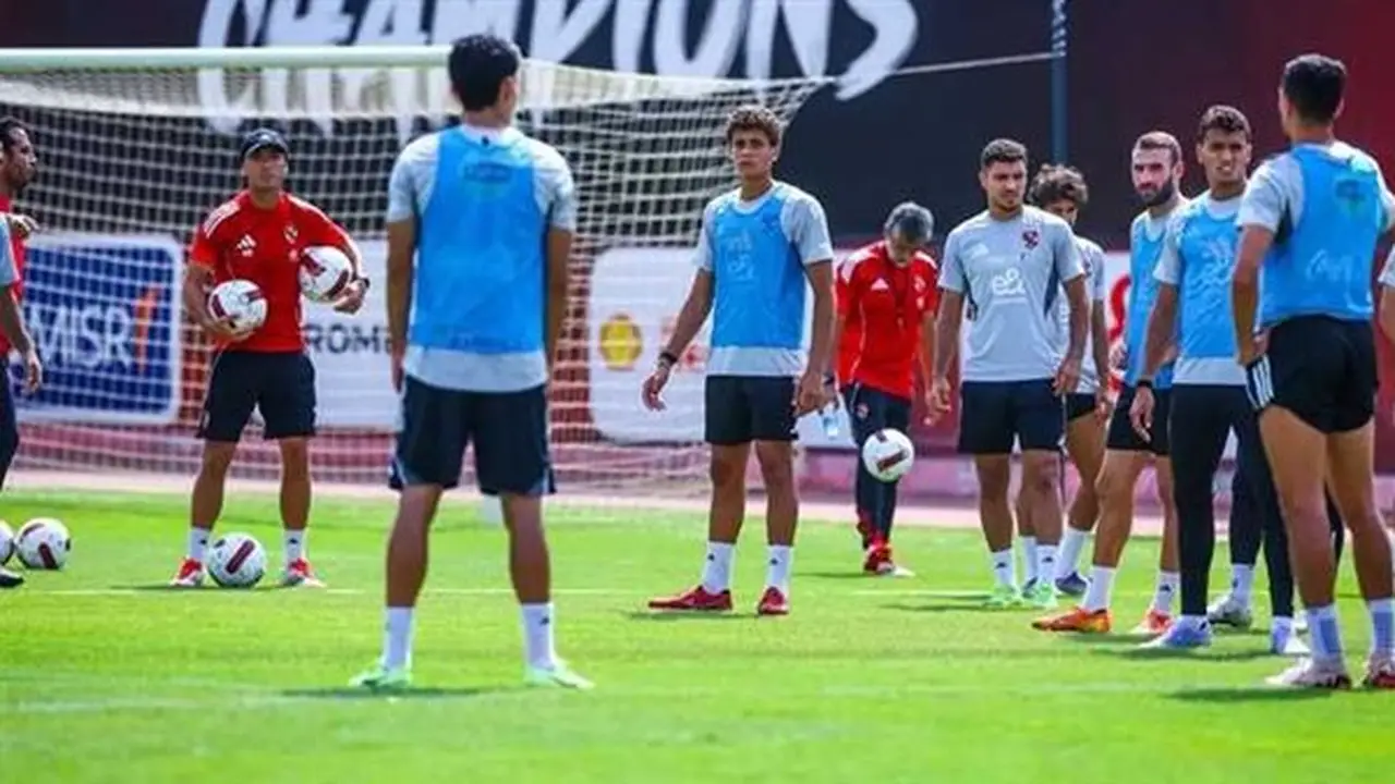 لاعبو الأهلي الدوليون يشاركون في مران الفريق اليوم