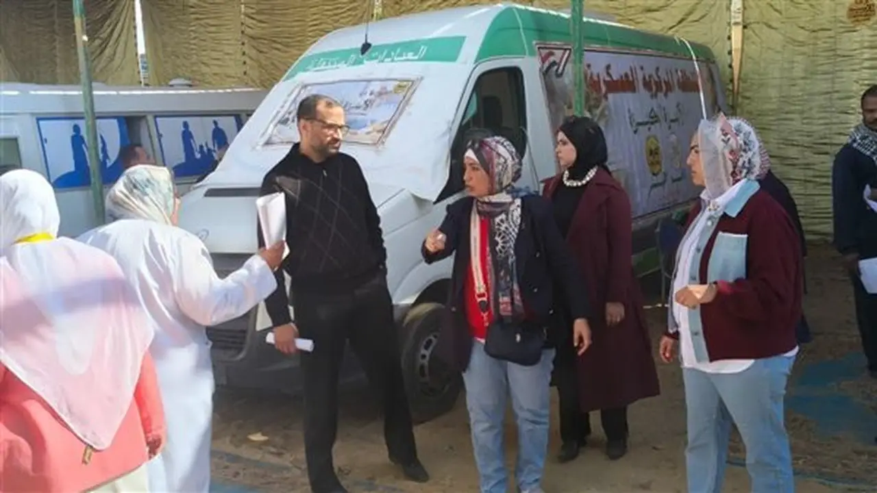 قافلة طبية مجانية في قرية طحلة بالقليوبية