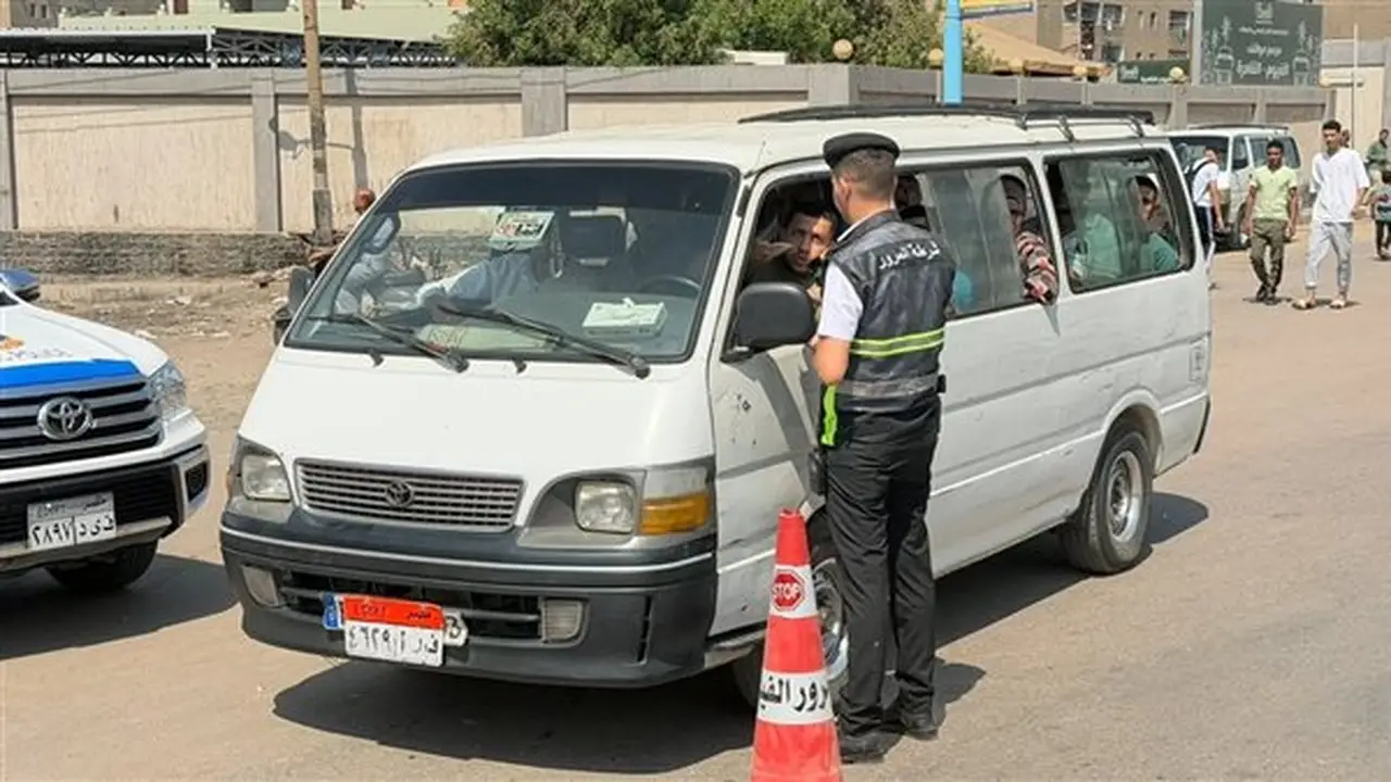 حجز 19 مركبة و69 رخصة خلال حملة مرورية في الفيوم