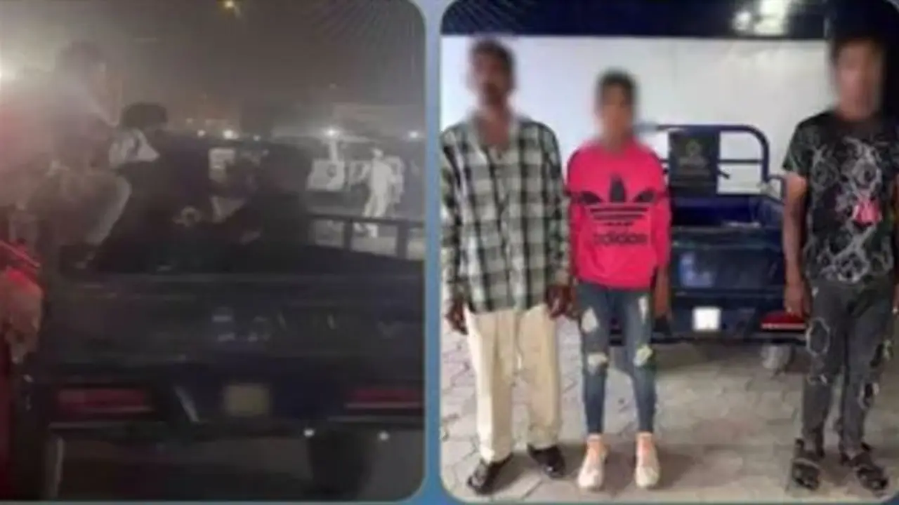 طفل مقيد داخل تروسيكل يثير الجدل والداخلية توضح التفاصيل كاملة (فيديو)