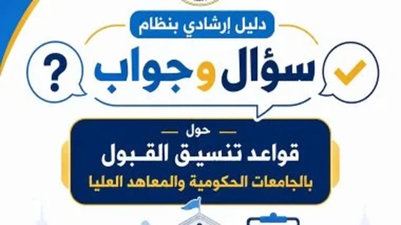 وزارة التعليم العالي تطلق أدلة إرشادية لتوعية الطلاب بإجراءات التنسيق الإلكتروني