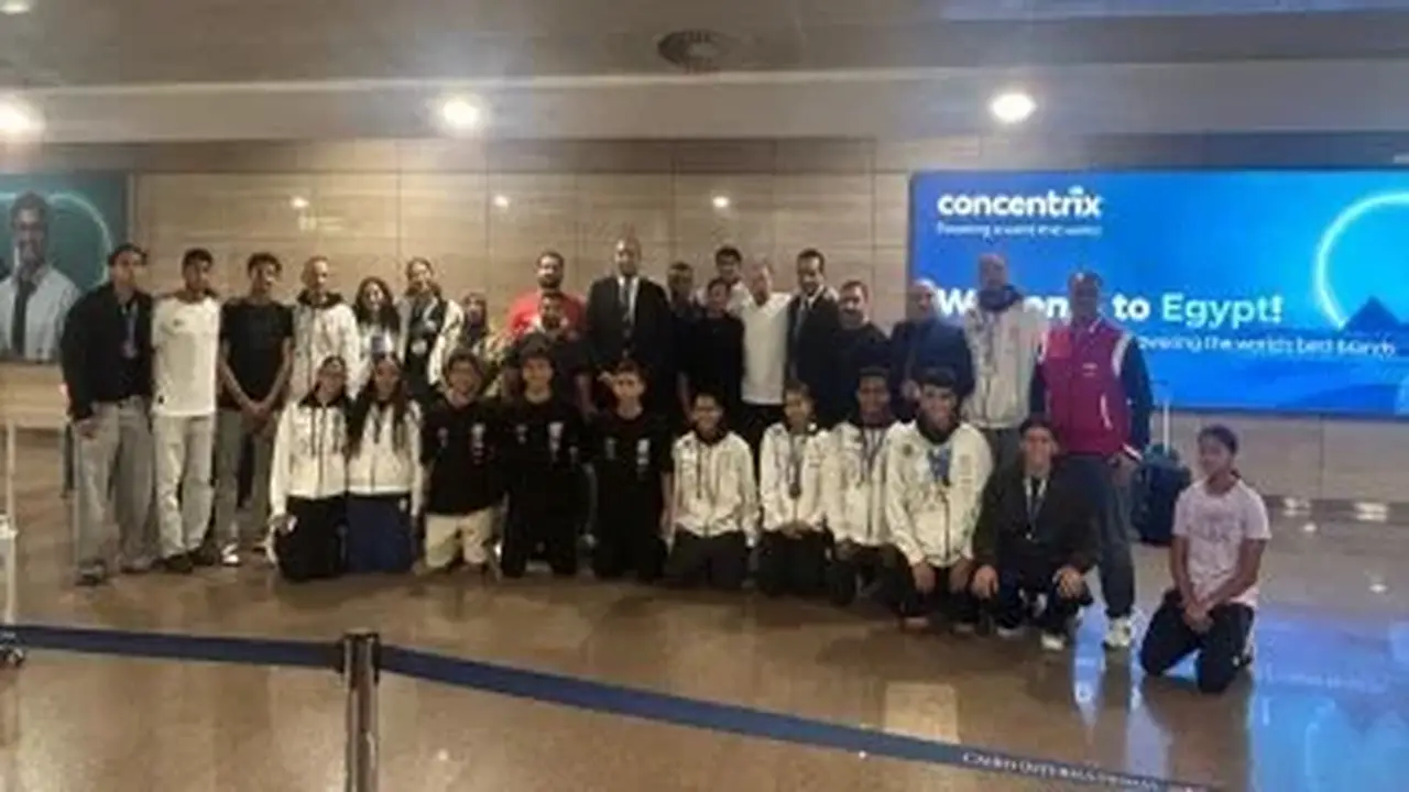 استقبال بعثة منتخب الخماسي الحديث بعد تحقيق 11 ميدالية في بطولة العالم