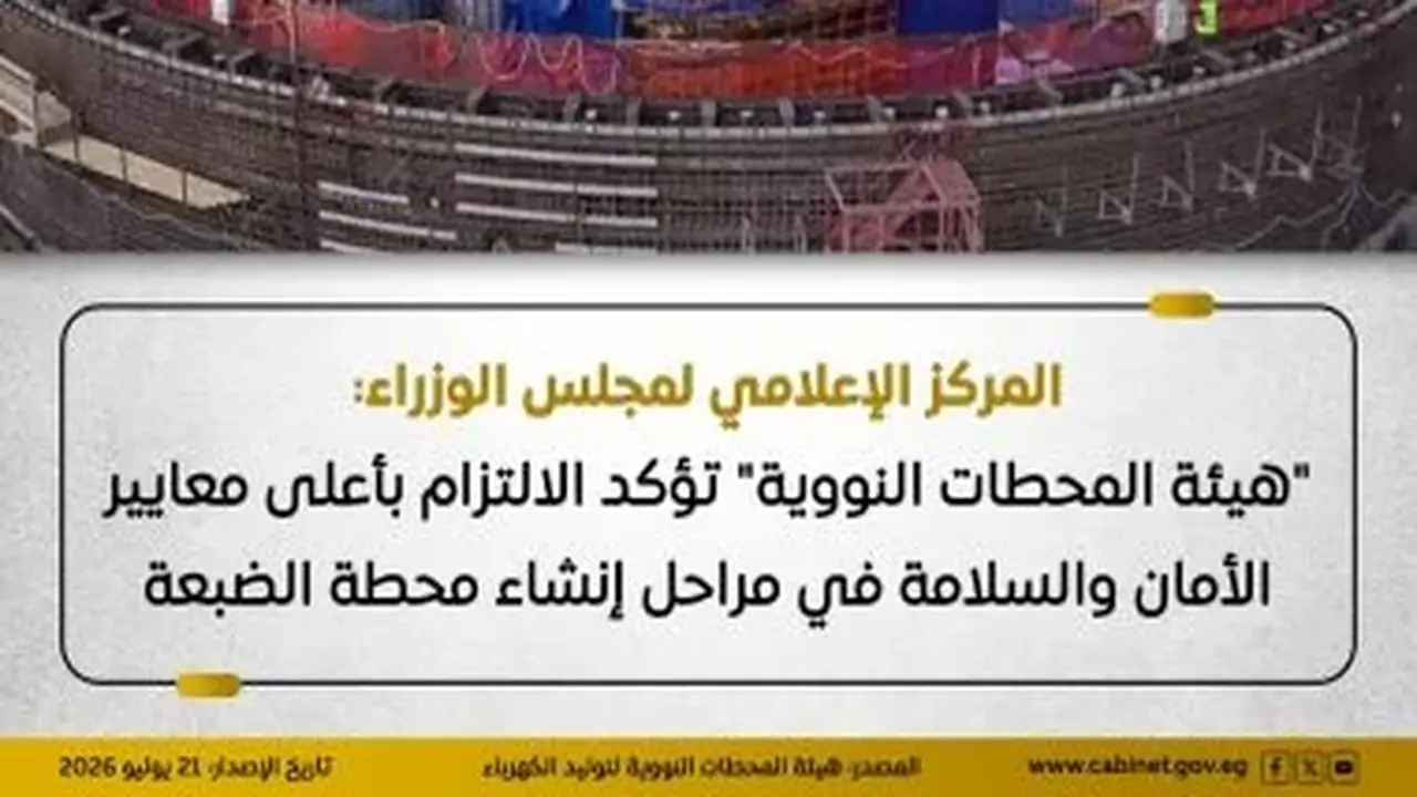 المحطات النووية: الالتزام بأعلى معايير الأمان والسلامة في إنشاء محطة الضبعة