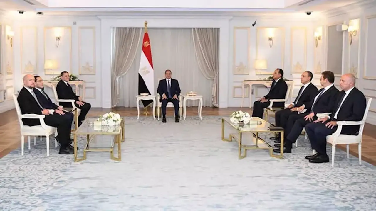 الرئيس السيسي خلال لقائه بالدبيبة: مصر تدعم أمن ليبيا وسلامة أراضيها