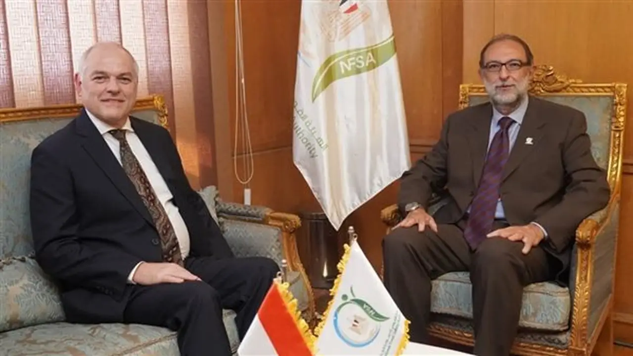 رئيس هيئة سلامة الغذاء يودع سفير أستراليا بالقاهرة بمناسبة انتهاء فترة عمله
