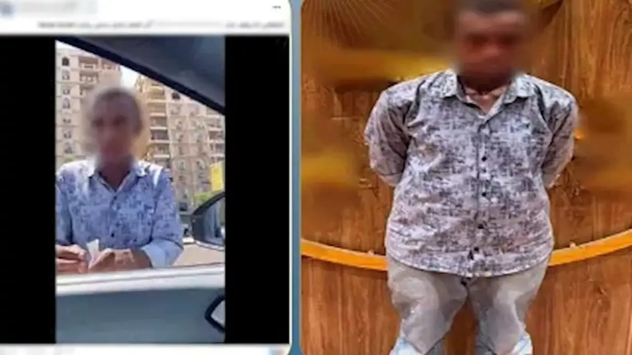 ضبط منادى سيارات يفرض إتاوات على سائقي المركبات في النزهة بالقاهرة