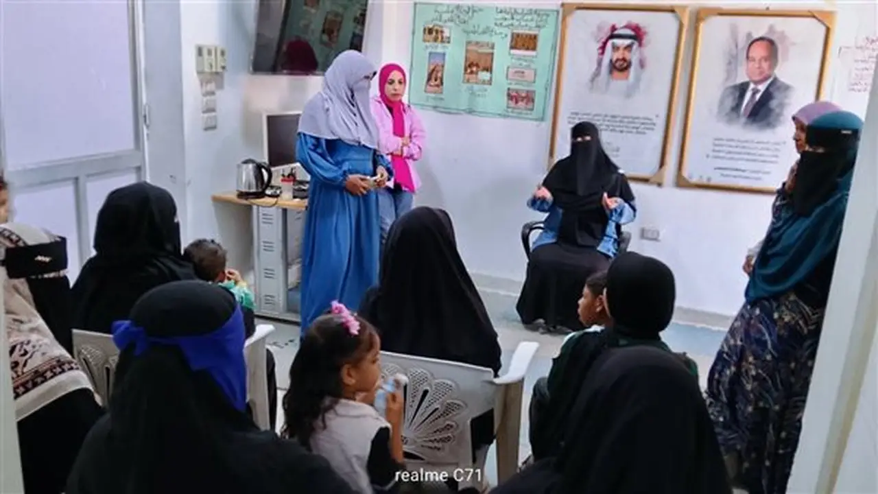 عرض مسرحي للتوعية بأهمية الغذاء الصحي للأطفال في قوص