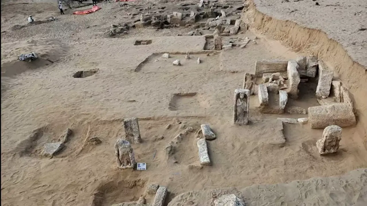 اكتشافات أثرية جديدة في دمياط: شواهد قبور وتوابيت وتمائم في تل الدير