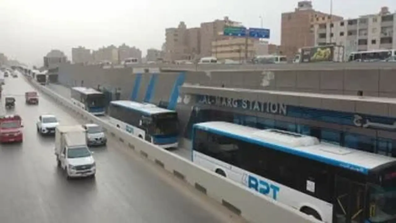 مواعيد تشغيل الأتوبيس الترددي من محطة الجولف إلى طريق إسكندرية الزراعي