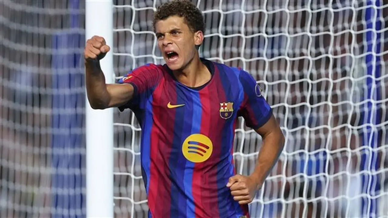 برشلونة يعلق على احتفال حمزة عبد الكريم بعد تسجيله أول أهدافه