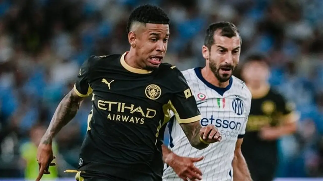 مانشستر سيتي يتعادل مع إنتر ميلان 1-1 في مباراة ودية استعدادًا للموسم الجديد