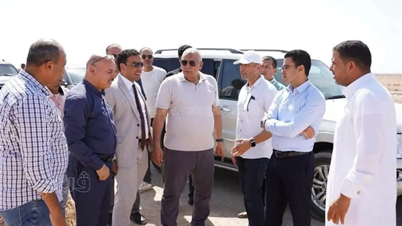 محافظ مطروح يوجه بإعداد دراسة عاجلة لاستغلال المياه المعالجة لتنمية وادي حمزة