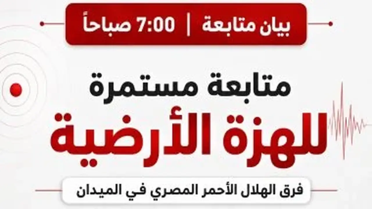 الهلال الأحمر: بلاغ بسقوط شرفة منزل في السويس وانهيار جزئي بعقار في روض الفرج